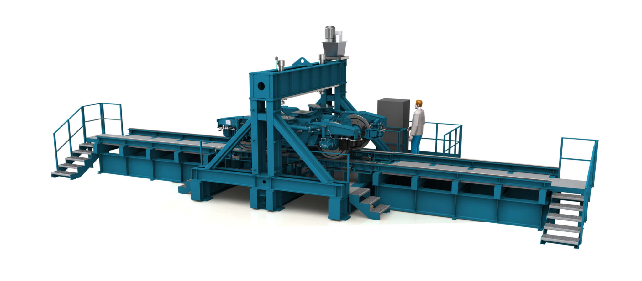 Bogie load test bench | Ganz Motor
